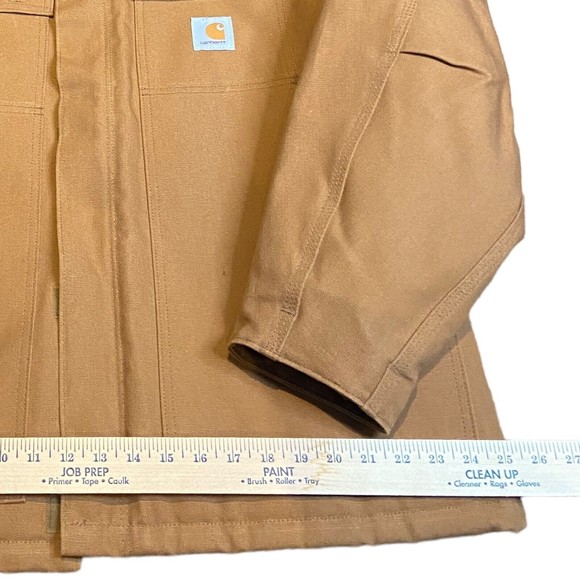 Carhartt Quilted Heavy Jacket Men Size Large Brown  (RN 14806) C003-BRN - Picture 3 of 7